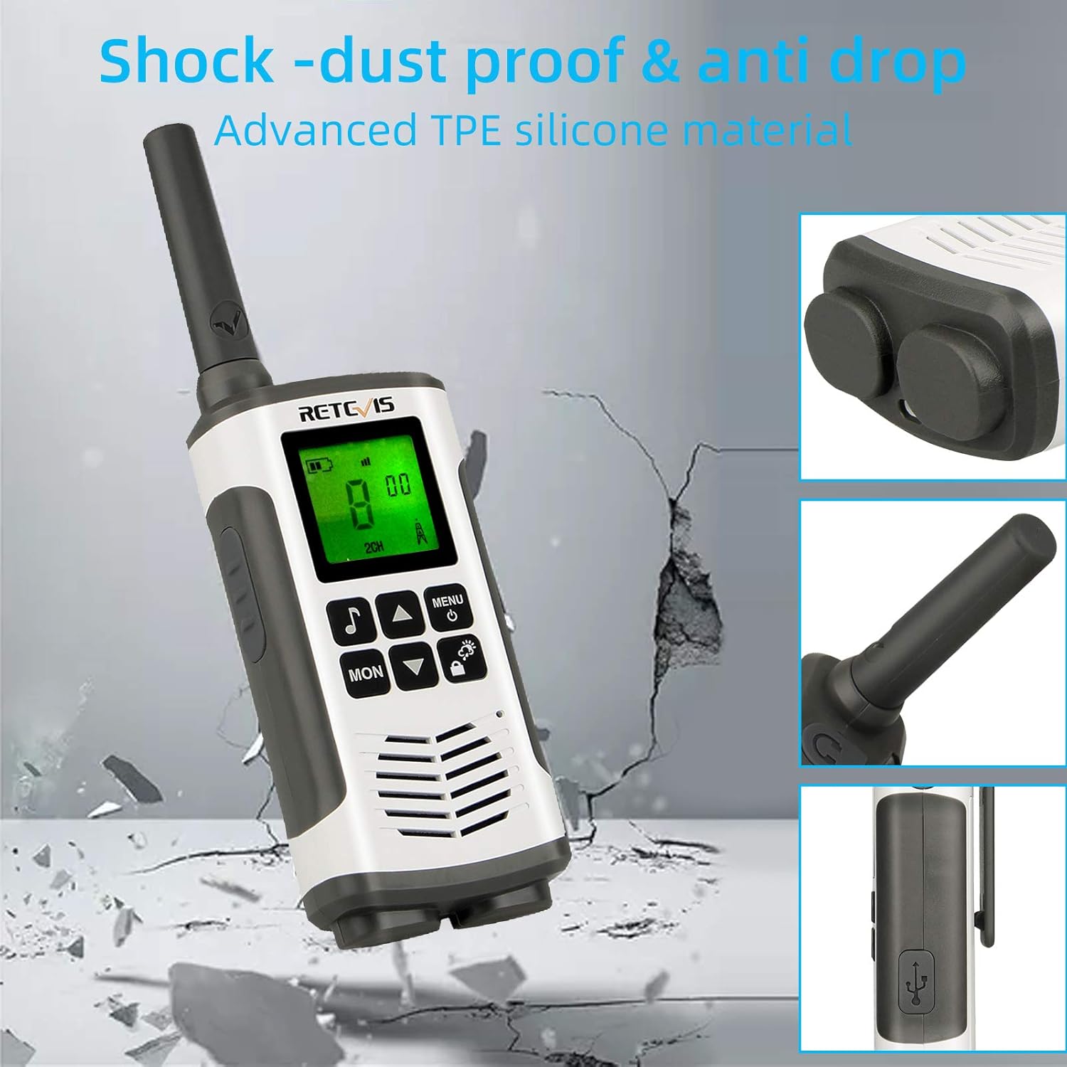 80% Off Discount Retevis RT45 2 Way Radio Walkie Talkies Long Range,Dual Watch AA Battery VOX,Two Way Radio Rechargeable,for Commercial Business Work Restaurant(20 Pack)