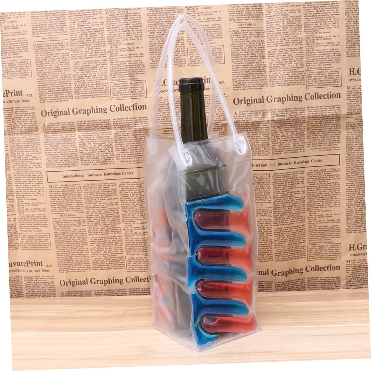Beer Bottle Wine Chiller Set Insulation Bag for Wine Cooler Portable Reusable