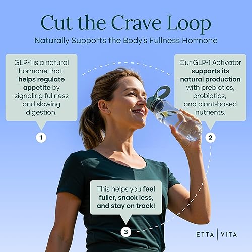 Miniatura 6 de Suplemento GLP-1 para pérdida de peso y control del apetito para hombres y mujeres con Akkermansia, berberina, inulina, EGCG, resveratrol, lúpulo -