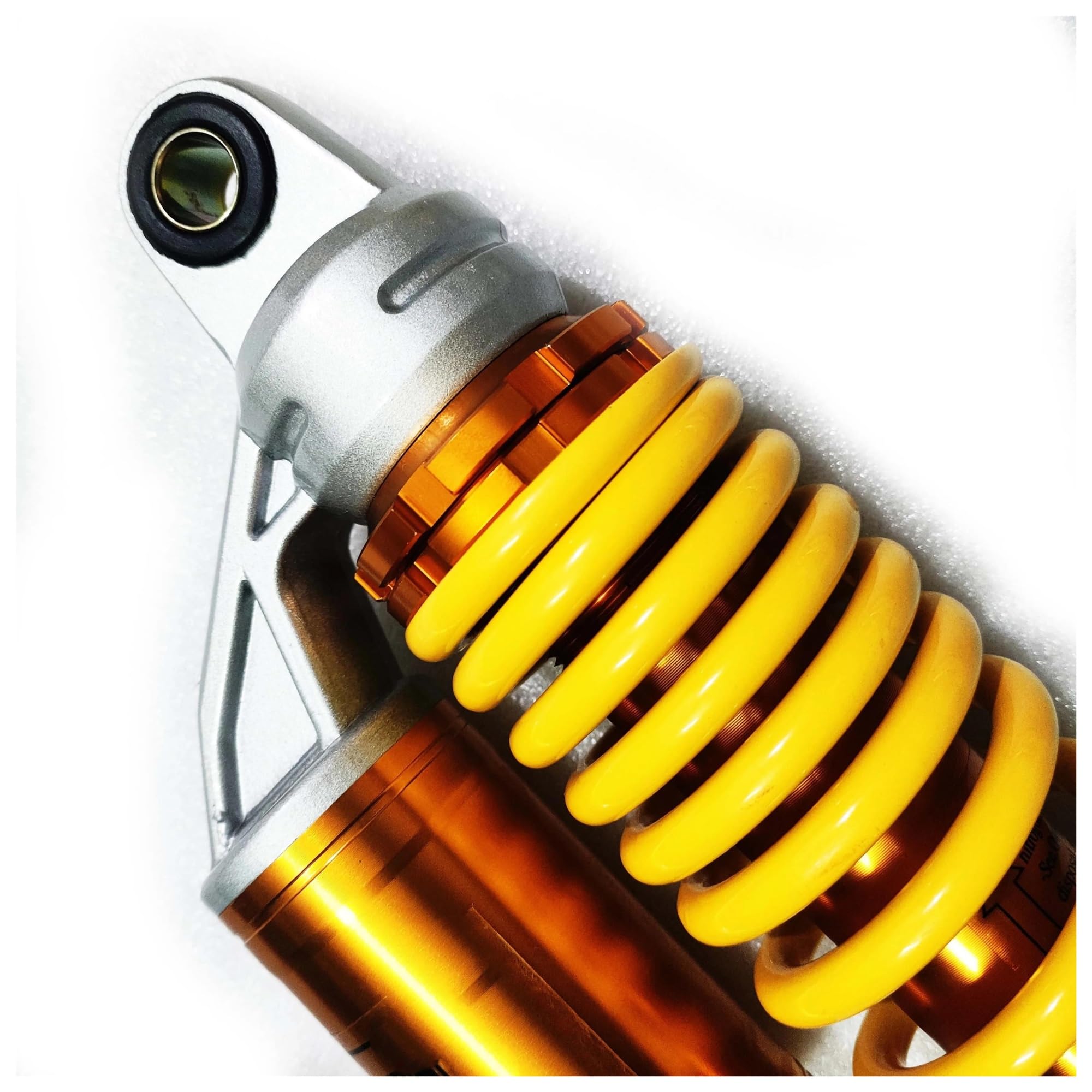 Amortisseur Arrière De Moto Suspension Arrière D'amortisseur d'air De Moto pour Suzuki pour ATV 360mm 370mm 380mm 390mm 400mm Amortisseur Moto(370mm 21mm Fork)