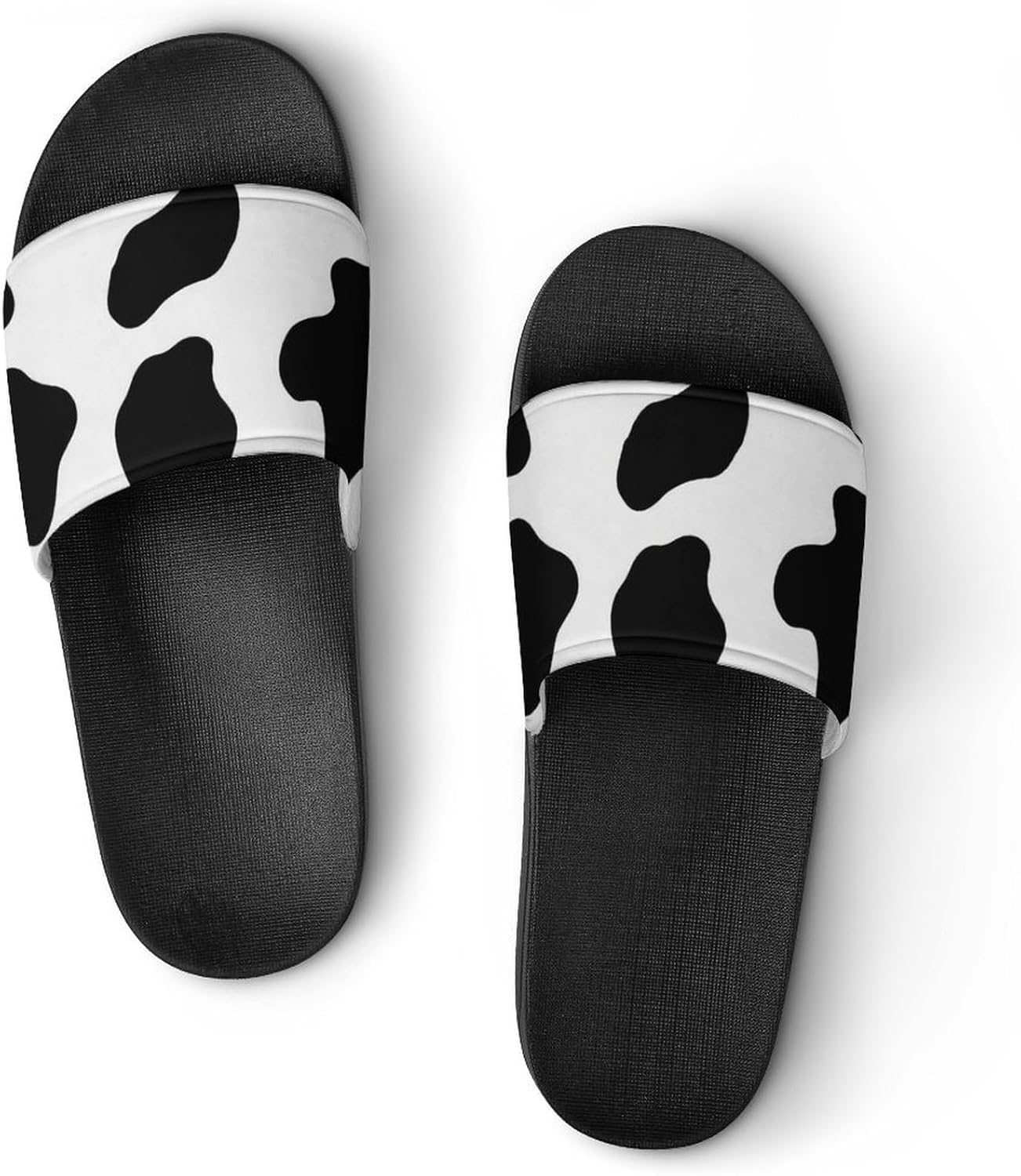 TAIZIYEAH Black And White Bedroom Shower Lightweight Outdoor Indoor Slippers 46