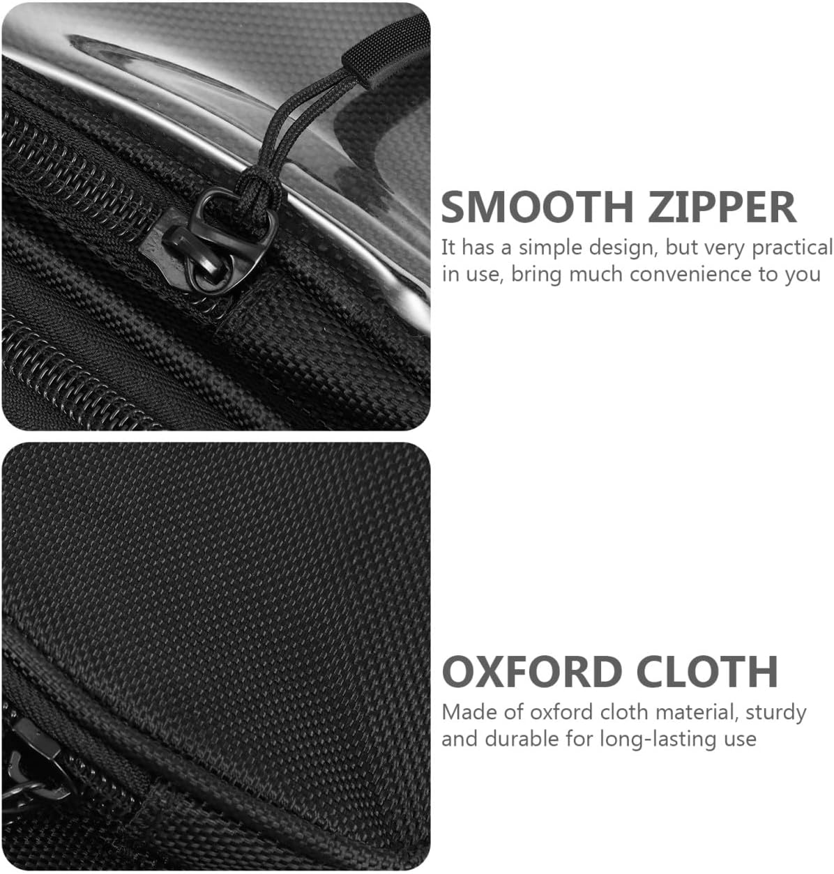Motorbike Tank Bag Large Capacity Wear Resistant Oxford Cloth