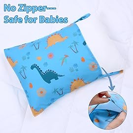 UOMNY Toddler Pillowcases, 13X18 12x16 14x19 Dinosaur Baby Pillow Case 2 Pack Small Pillow Covers for Travel Pillow