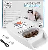 【美品】ペット フードフィーダー/マイクロチップ/給餌器 Amazon | FurBabyFeeder 自動マイクロチップペットフィーダー