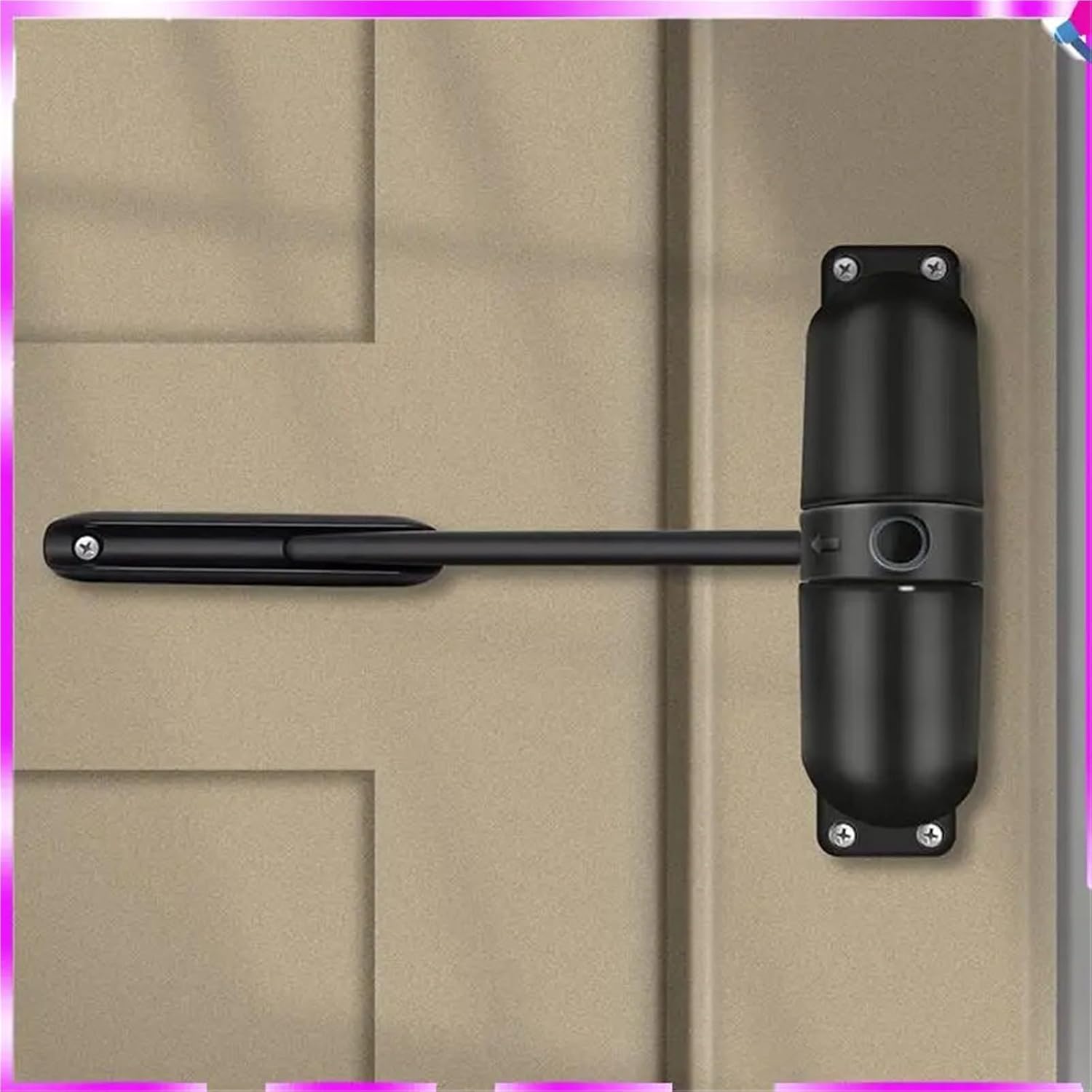 N96R Door Closer Safety Spring Closers,Adjustable Closing Hinge, for Self