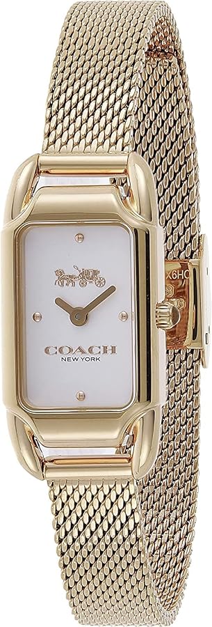 Amazon.co.jp: コーチ 腕時計 CADIE メッシュベルト クォーツ 