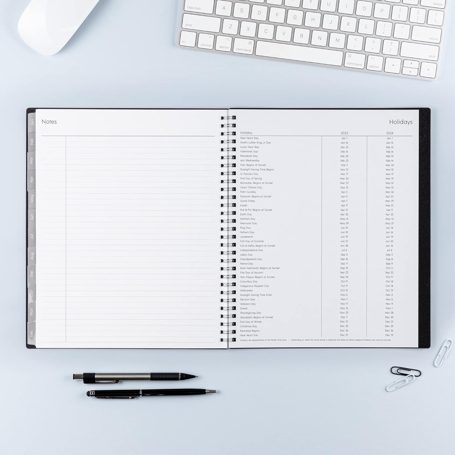 Blue Sky 2023 Monthly Planner, January - December, 8" x 10", Flexible Cover, Wirebound, Enterprise (142096) : Everything Else