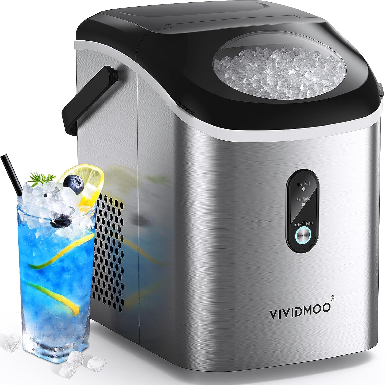 Nugget Ice Maker Countertop (33Lbs Silver) Thumbnail