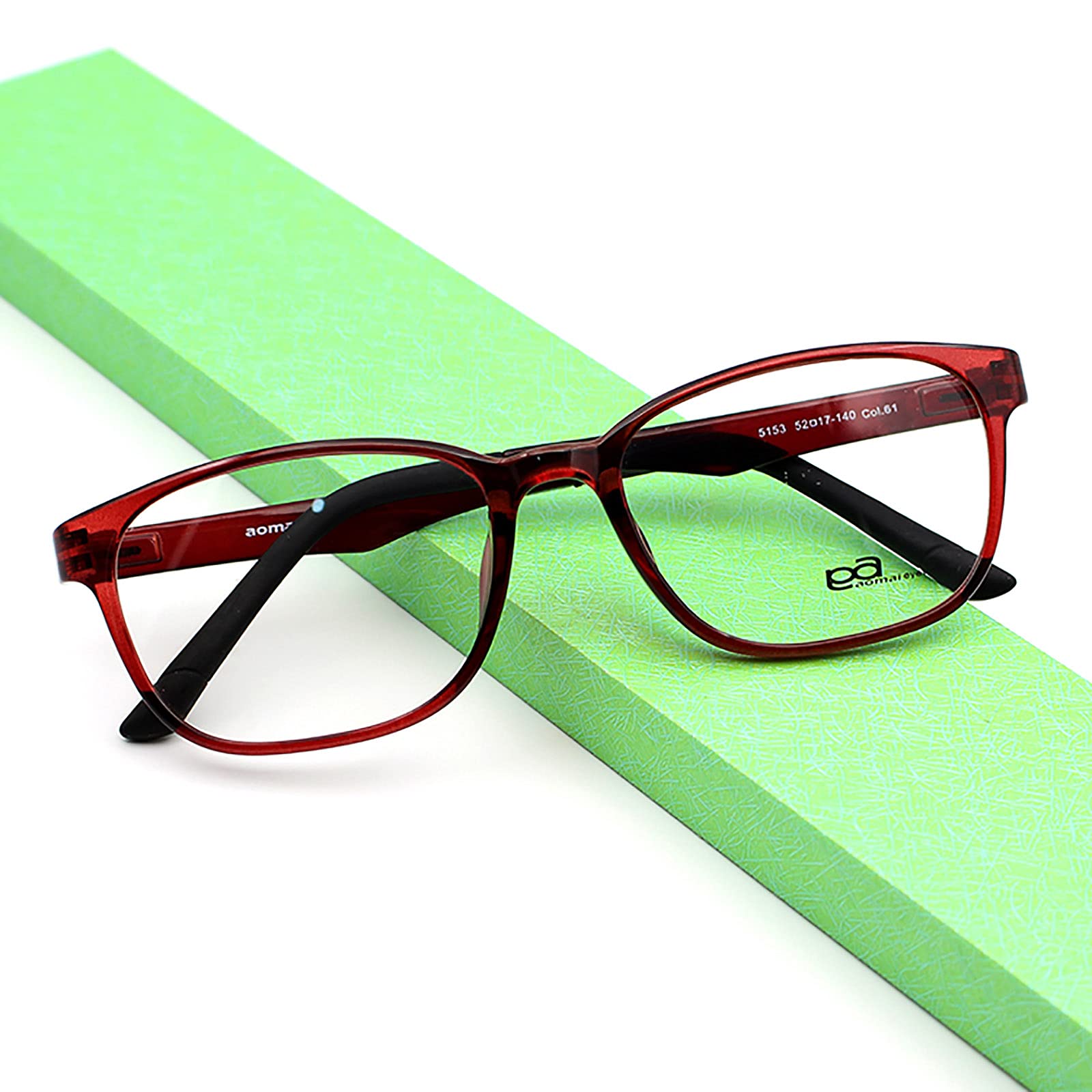 Gafas de Lectura de TR90 con bisagras de Resorte, Gafas de Lectura Rectangulares para Hombres/Mujeres, Moda,Practicas,Ligeras,Comodas (Aumento de 2,00)