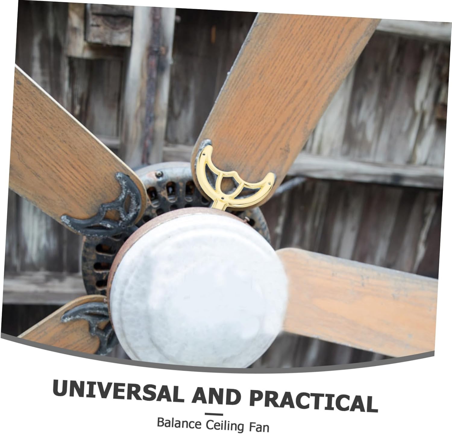 Uonlytech 5Pcs Antique Metal Ceiling Fan Arms Durable Replacement Accessories for Worn Fan Blades for Maintaining Ceiling Fan Balance and Performance