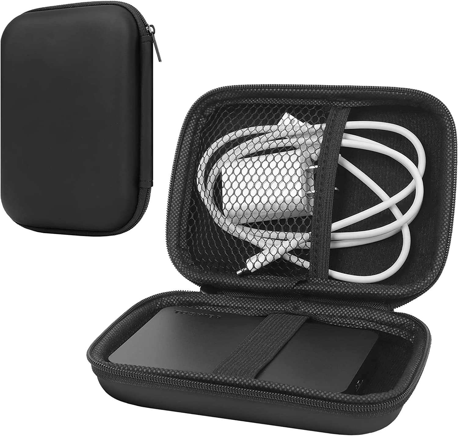 Scalebee Hard Drive Carrying Case, Portable EVA Hard Storage Pouch for Hard Drive, MagSafe, Charger, USB C Hub, Type C Hub, Earphone Shockproof External Hard Drive Organizer Bag Black (B0C2W1VCTS) Amazon Price History, Amazon Price Tracker