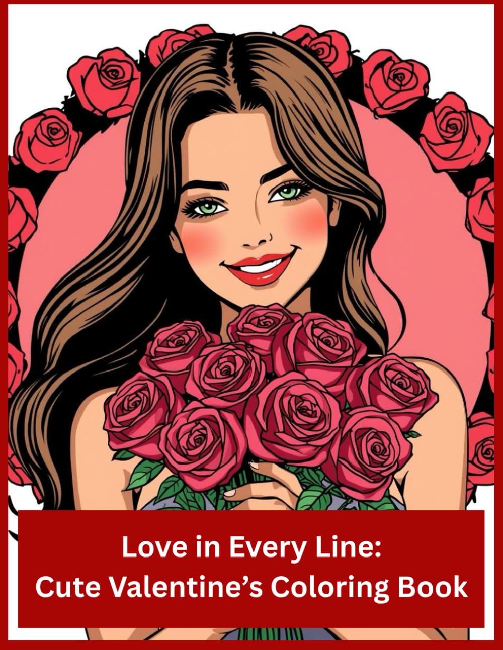 Love in Every Line:: Cute Valentine’s Coloring Book