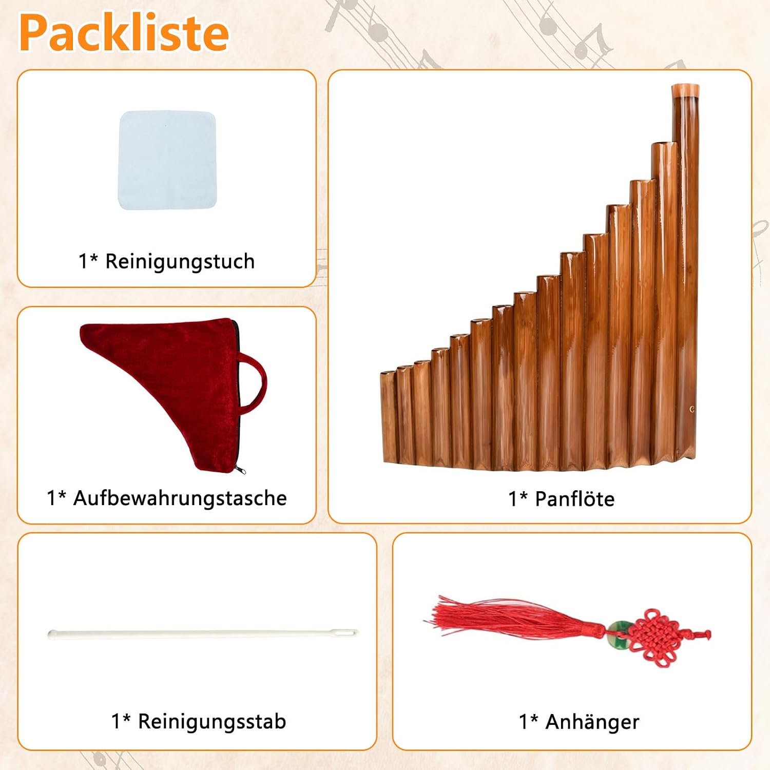 15 fajek flet panfletowy, chiński instrument