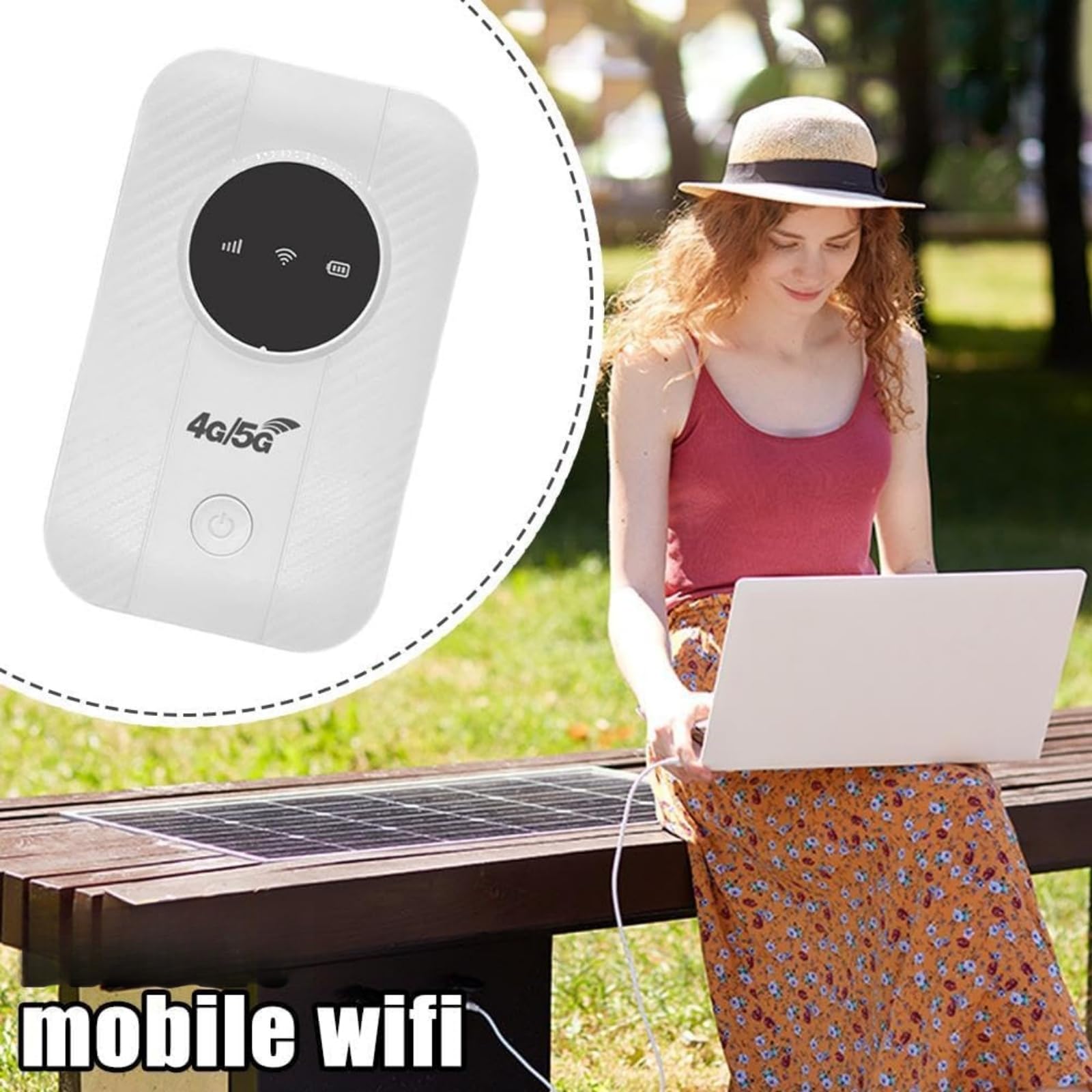 Router WiFi portátil para viajes, enrutador de bolsillo, internet por satélite ilimitado, router inalámbrico móvil, banda ancha móvil, punto de acceso wifi portátil, punto de acceso WiFi temporal