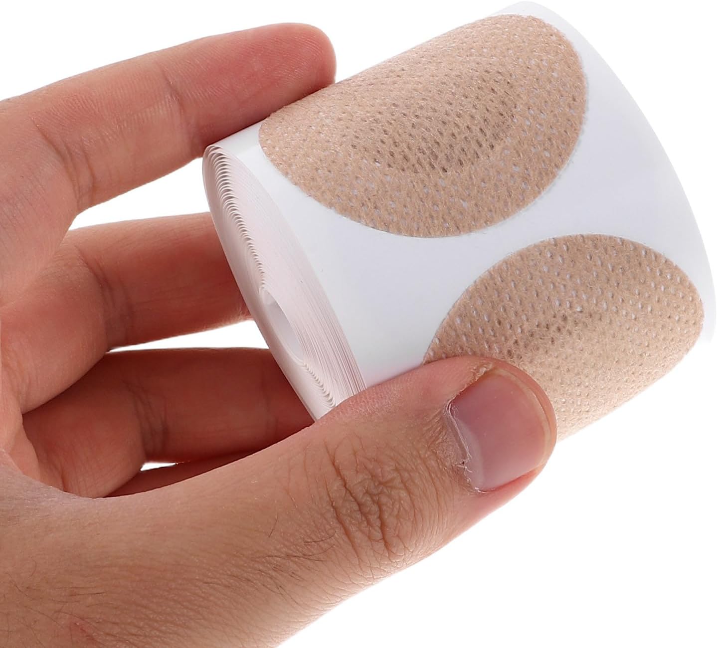 50 Pairs 's Invisible 45mm Non-woven Adhesive Patches Beige | Beige, Breathable and Hygienic, Lightweight Disposable Design for Extended Wear, Runners and Athletes