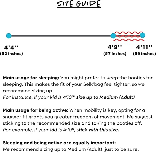Miniatura 4 de Selk'bag Saco de dormir portátil para niños, saco de dormir para exteriores e interiores, ideal para niños y niñas, campamento, senderismo, viajes