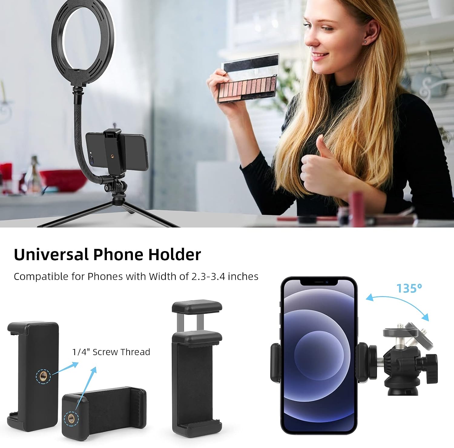 Bіg Sаlе Camera Lighting for Video Recording-8 Desk Ring Light for Laptop Phone Video Conference Lighting with Tripod Stand for Photo,Webcam,Makeup,Tiltok Instagram YouTube Live Stream,Zoom Meeting,Video Call Gеt Sресіаl Prісе Camera Lighting for Video Recording-8 Desk Ring Light for Laptop Phone Video Conference Lighting with Tripod Stand for Photo,Webcam,Makeup,Tiltok Instagram YouTube Live Stream,Zoom Meeting,Video Call