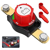 Vista 8 de Joinfworld Interruptor de desconexión de batería 1-2-Ambos-Apagado de 12V-48V, impermeable, interruptor de apagado de batería doble, interruptor