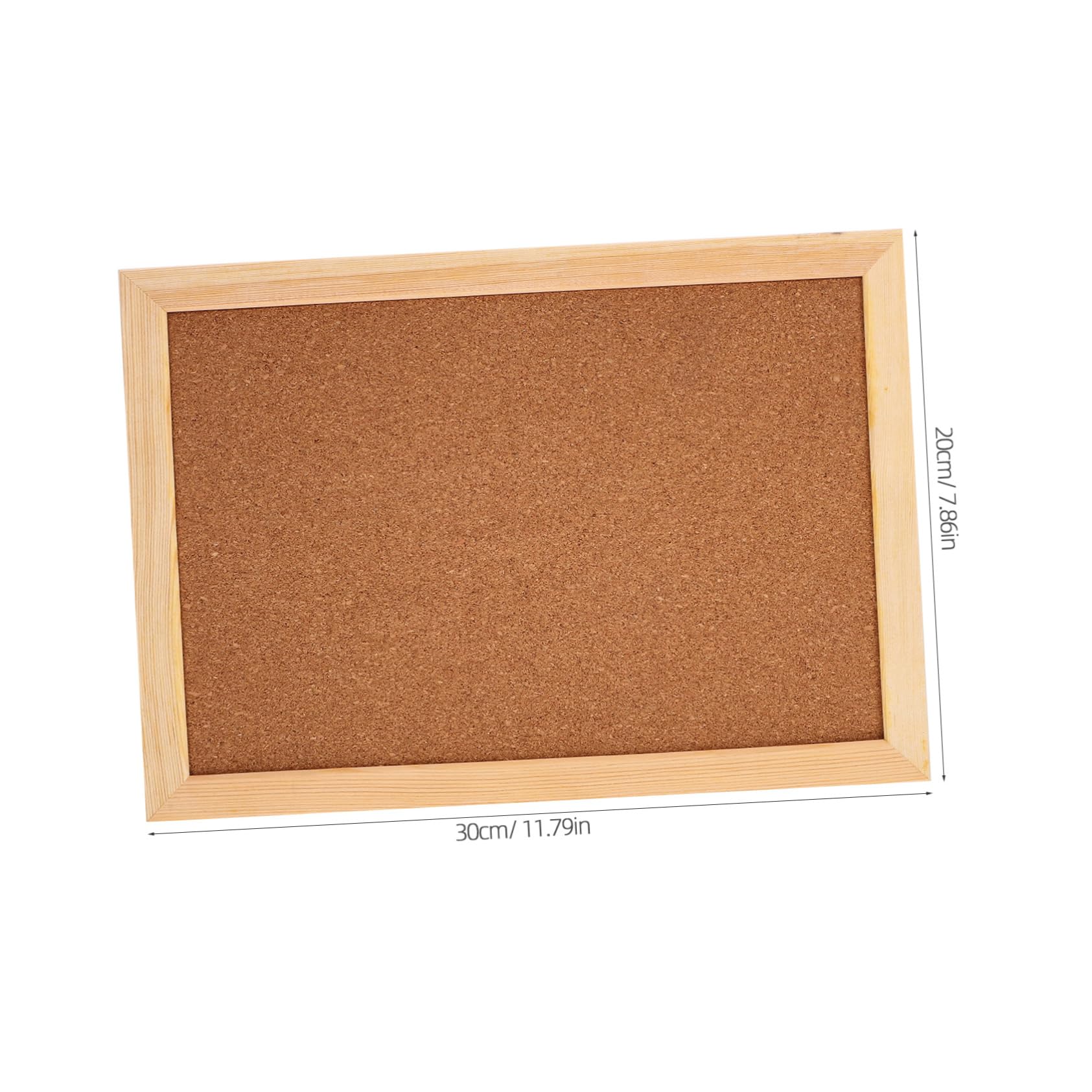 OSALADI 1set Cork Bulletin Board Wall Decor Board for Home Office Dorm for Notes Photos and Memos Easy to Install Push Pins