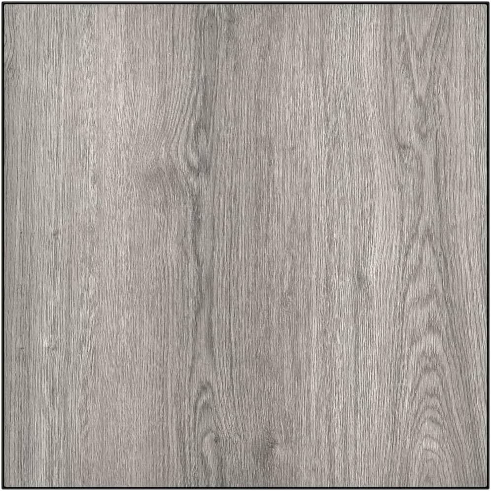 Garden Coffee Table Grey, Powder-Coated Steel, 21.7x21.7x12.2 inch, Modern Square Design, Durable Outdoor Furniture for Patio, Balcony, Porch Decor