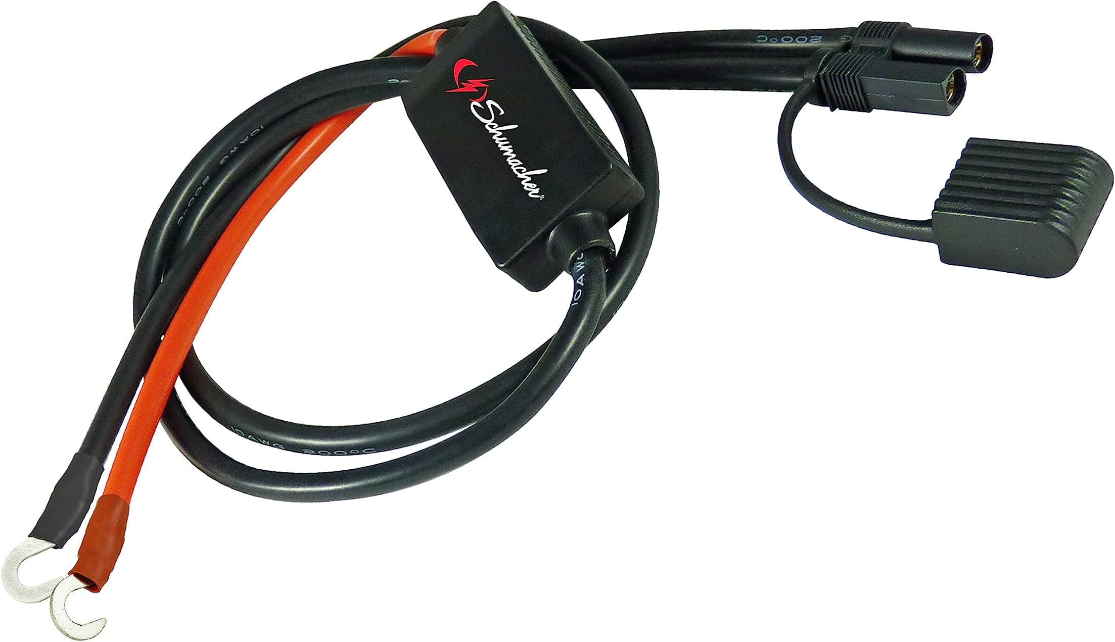 Jump Starter Cable with Quick Connector, SL873, 25 Inch, 10 Gauge, for Motorcycles and Power Sports Vehicles, Weather Resistant