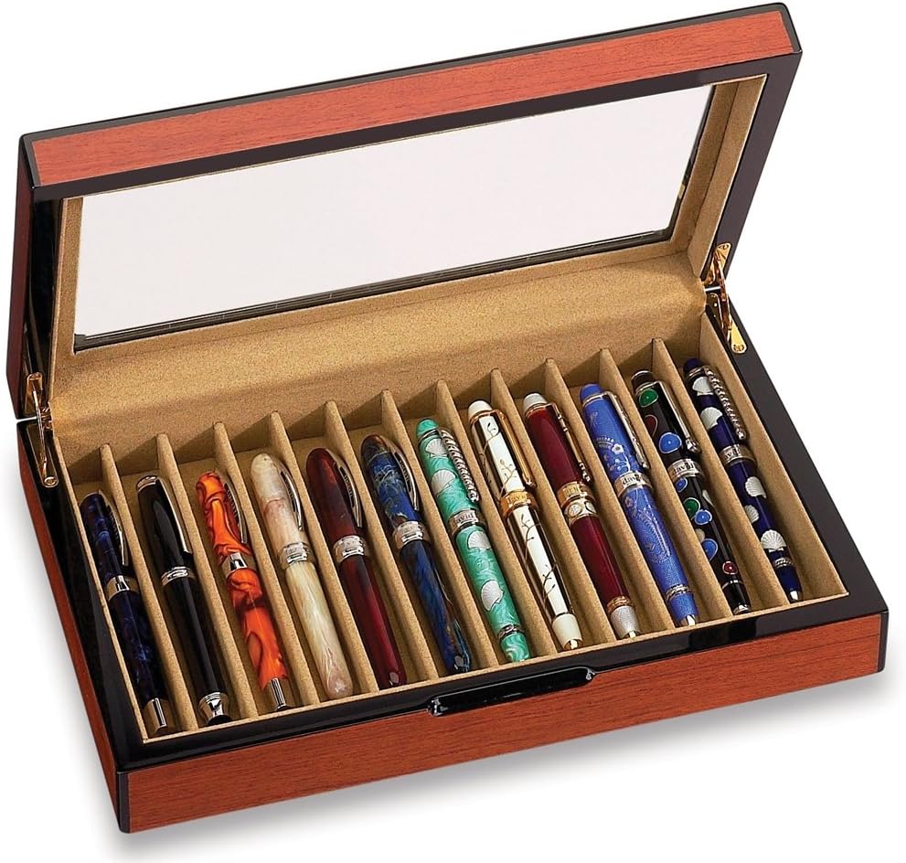 Vox Luxury Rosewood Finish 12 Pen Case