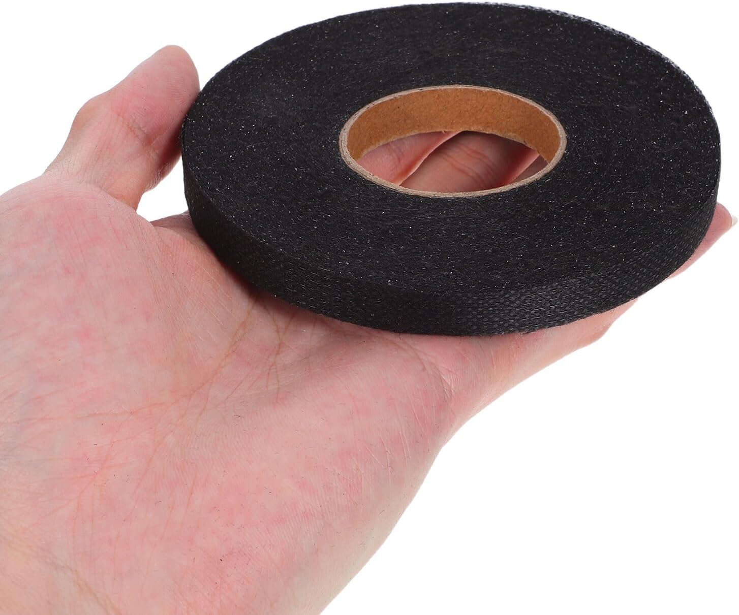 GLSTOY 5pcs Black Fusible Nonwoven Iron-on Interfacing for Sewing Collar Placket Clothing Repair 50 M Fabric Stabilizer for DIY Craft Projects