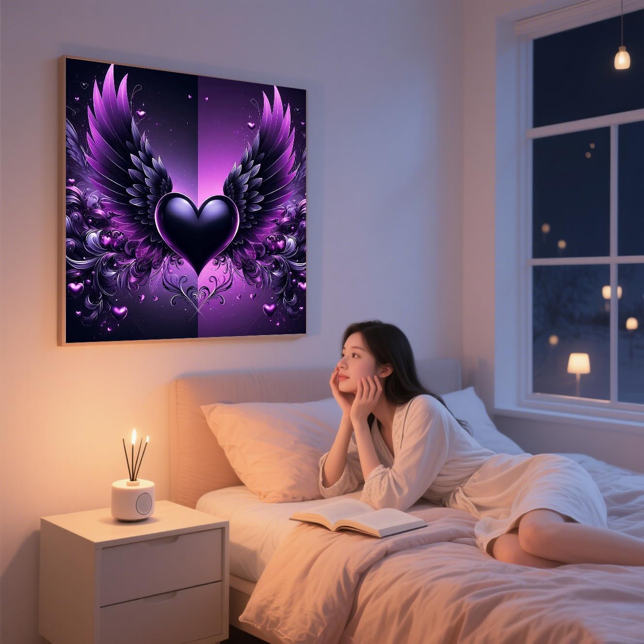 ijbnhd Angel Wings Diamond Art Kits for Adults - 12X12Inch image 3
