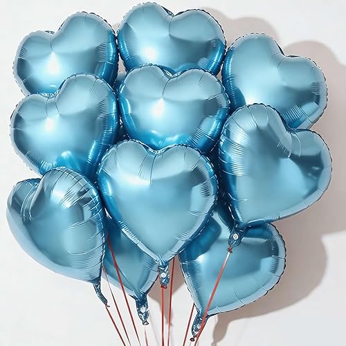 Miniatura 21 de 10 globos de papel de aluminio verde oliva en forma de corazón de 18 pulgadas, corazón verde retro para baby shower, boda, decoraciones de San 18