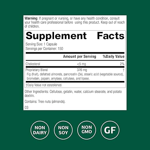 Vista 2 de Multizima de proceso estándar - Apoyo integral para el páncreas, enzimas digestivas de pancreatina, salud digestiva y enzimas pancreáticas