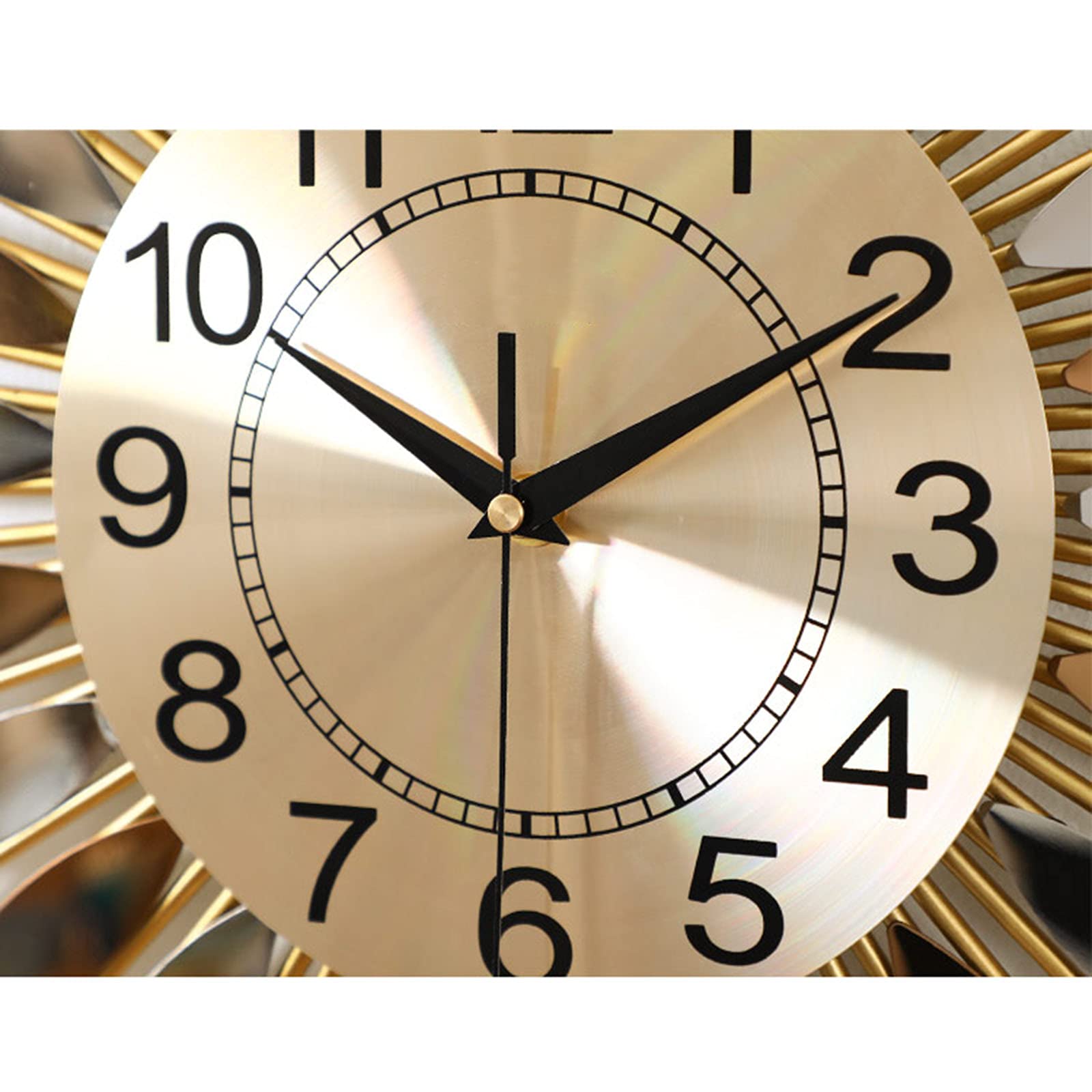 Amazon.co.jp: 24インチサンバースト壁掛け時計、クリエイティブ