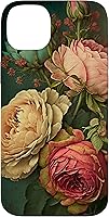 Vista 15 de Funda para iPhone 12/12 Pro Boho Shabby Chic Bohemio Rosas Vintage Flores Floral