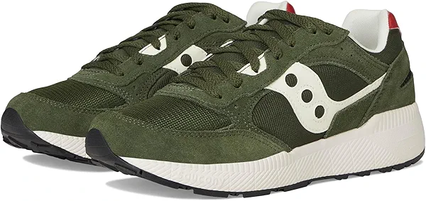 Saucony Unisex Eclipse Sneaker, Green/Off White, 14 US Men
