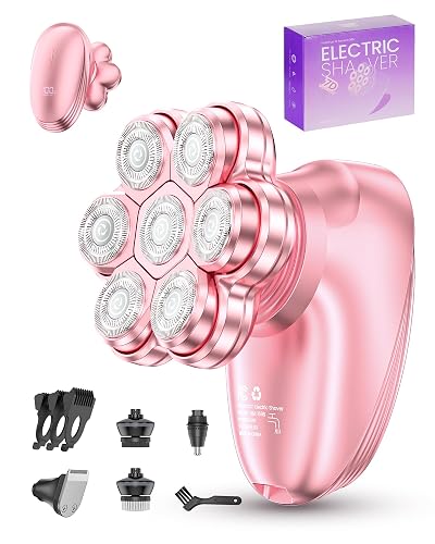 5-in-1 Electric Razors for Women, 7D Electric Shavers for Womens