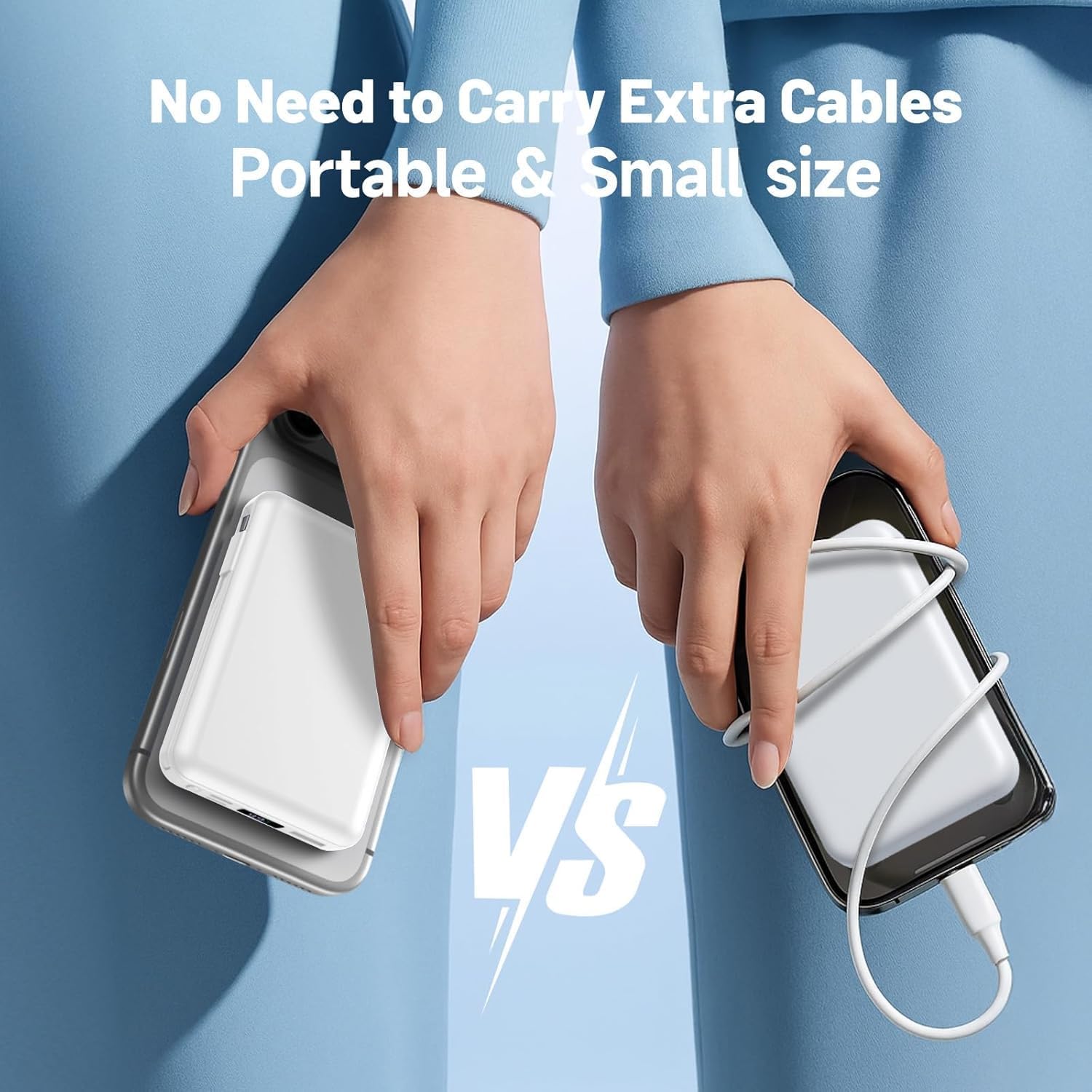 for Magsafe Power Bank, 10000mAh Magnetic Power Bank with USB-C Cable and PD 20W USB C Fast Charging LED Display, Wireless Portable Charger for iPhone 17/16/15/14/13/12/Pro/Pro Max