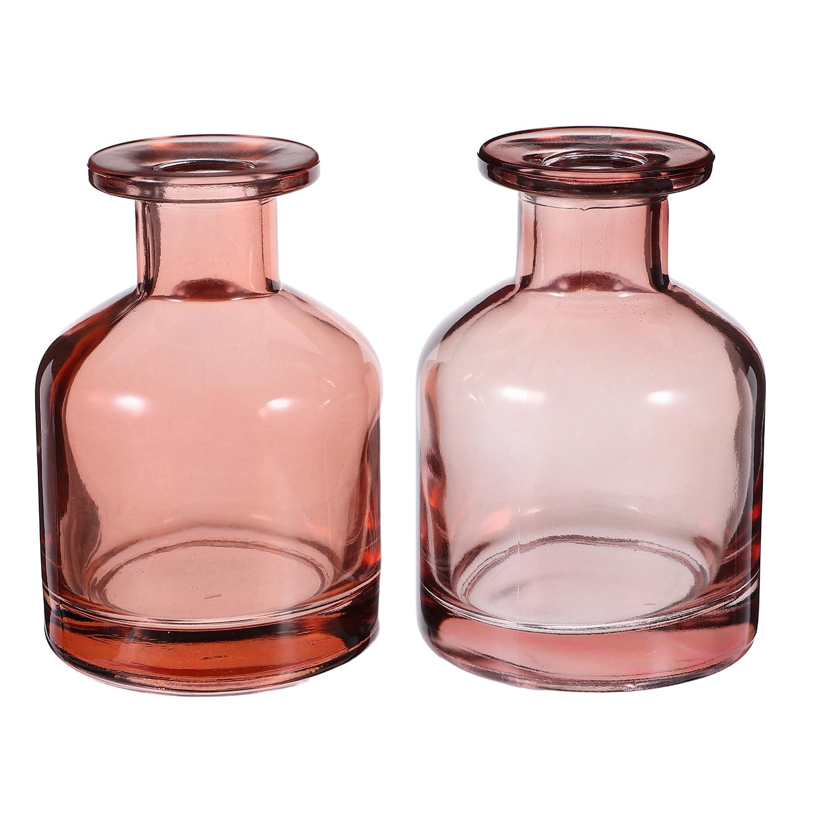 Artibetter 2 Stück Leere Glasdiffusorflaschen: 150 ml/5 oz Nachfüllbare Duftgläser für DIY Aromatherapie, Für Raumduft, Bastelarbeiten & Dekoration (Rosa)