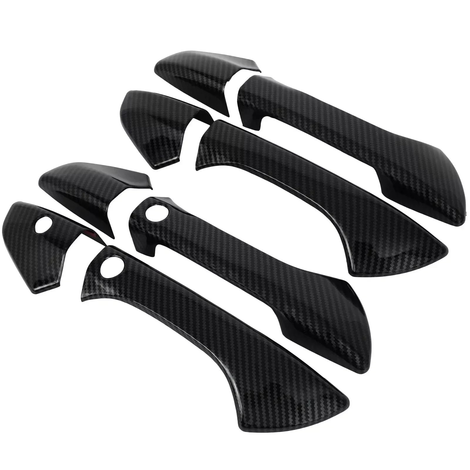WSX5FC Exterior Door Handles 1 Set for Accord Sedan 2008-2012 Exterior Door Handle Frame Cover Moulding Trim ABS Protective Sticker Accessories