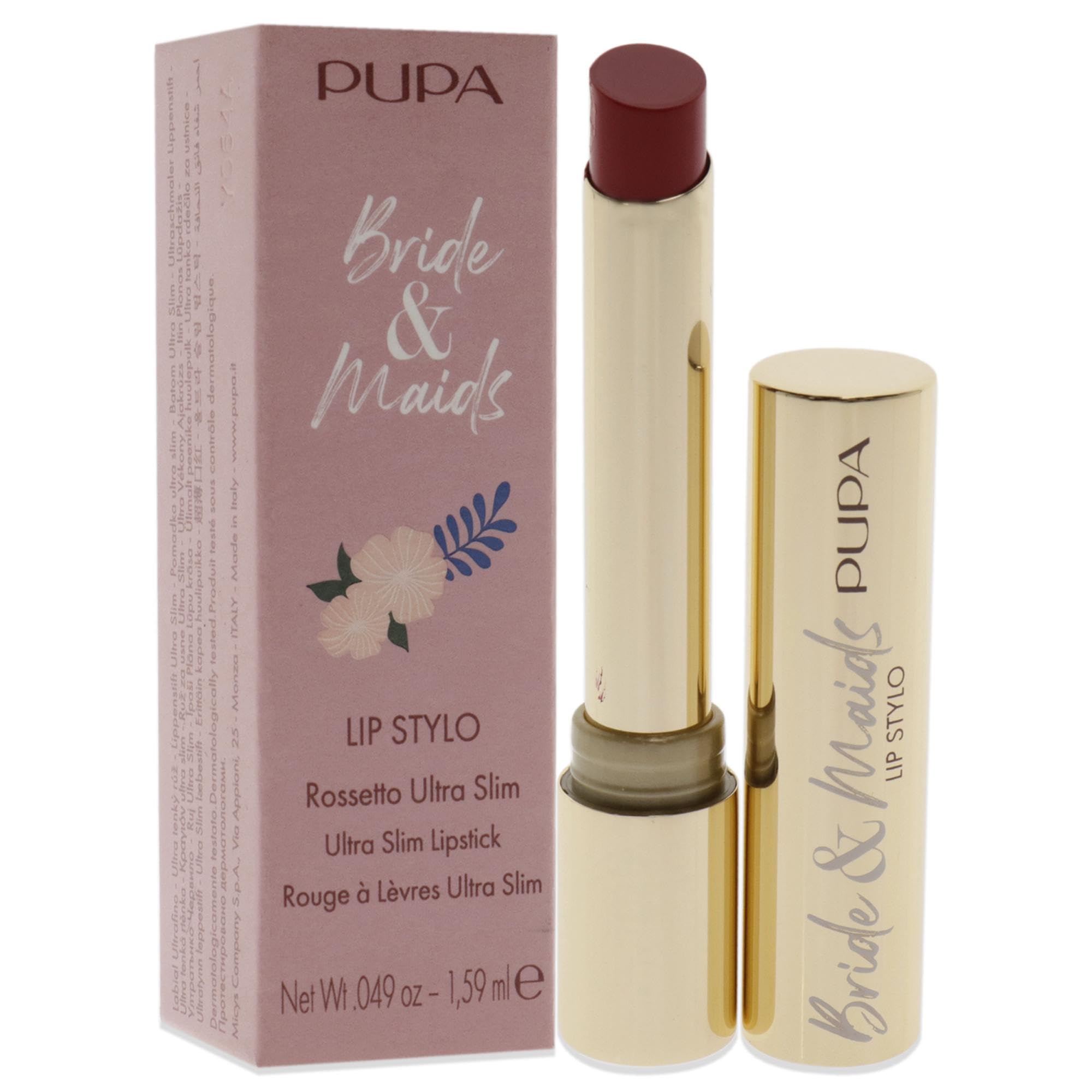 Pupa Milano Bride and Maids Lip Stylo Ultra Slim Lipstick - 004 True Love for Women 0.049 oz Lipstick - Image 3