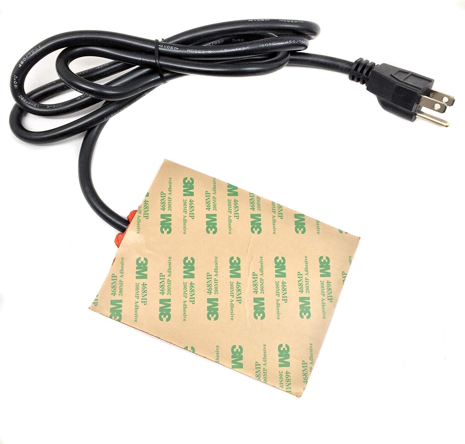 ENGINE BLOCK HEATER Pan 3M stick on Pad (120V U.S.A. / Long CORD) Designed for: V8 / 8 Cylinder Engines