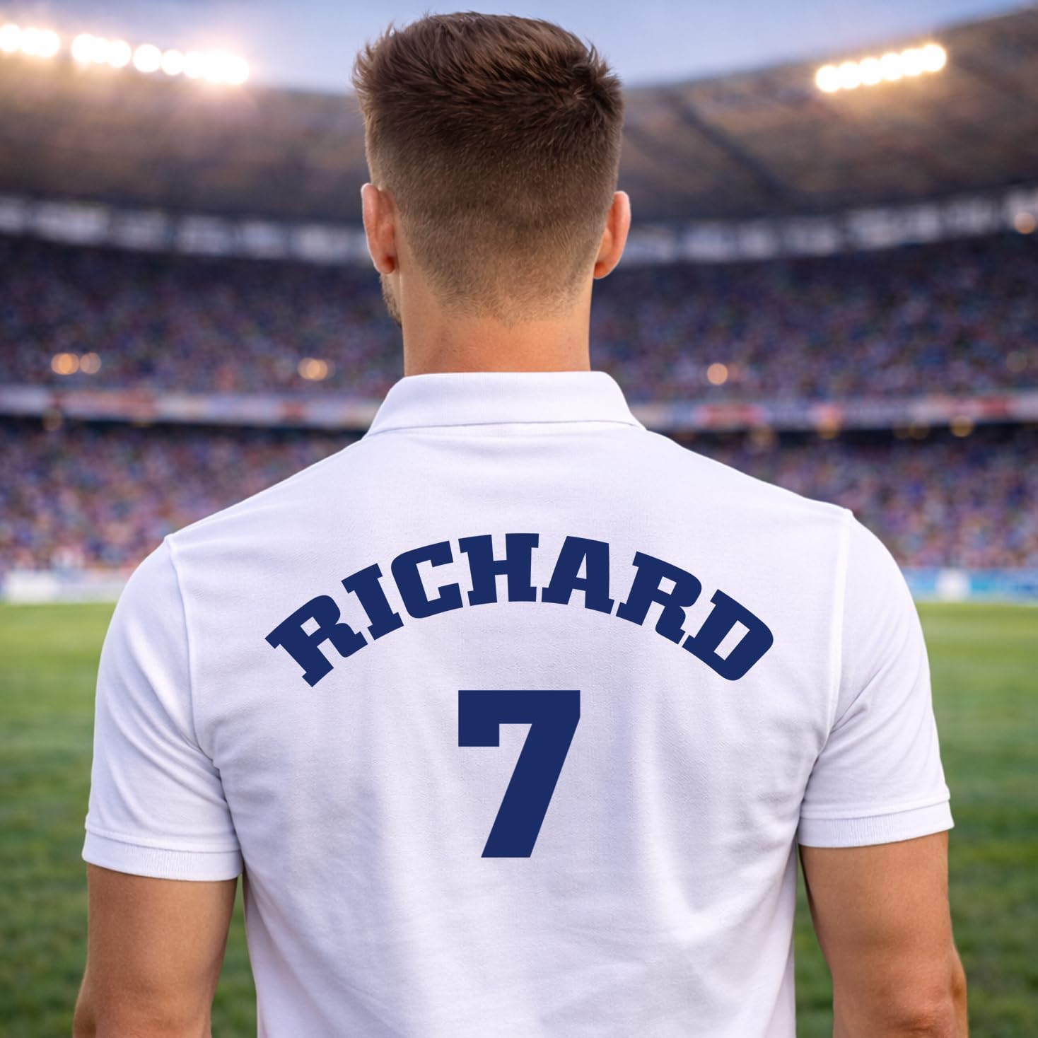 Polo de Football pour Homme | Maillot de Foot Personnalisé avec Votre Nom et Numéro | France Football 2026