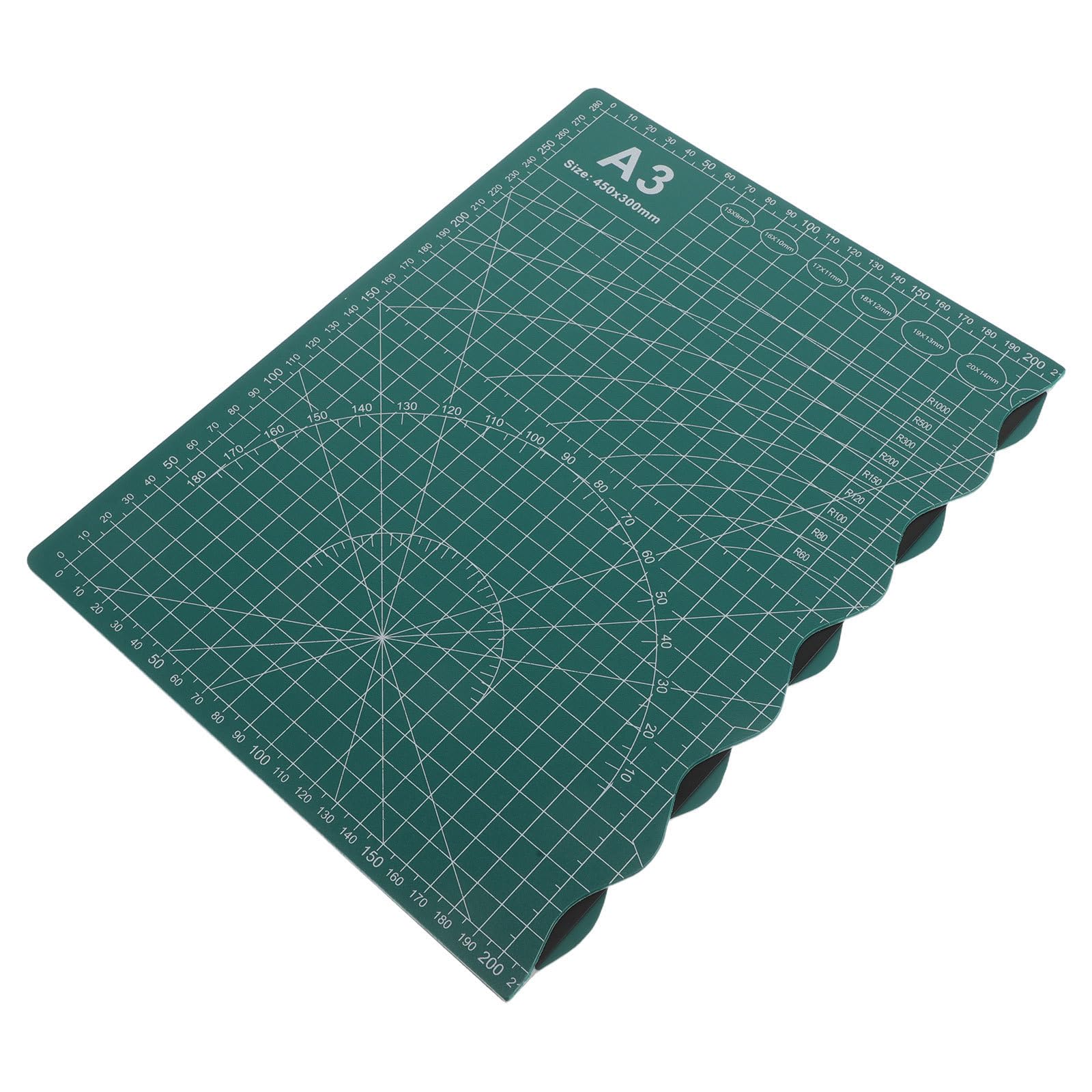 Tapete de corte autorreparable A3 de PVC grueso para costura y manualidades de 30x23cm