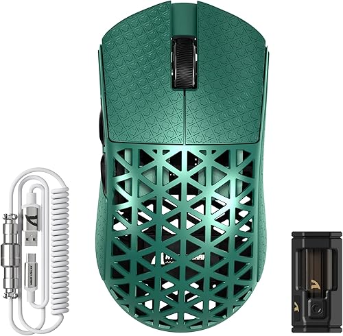 Miniatura 12 de ATTACK SHARK R5 Ultra Ratón Inalámbrico para Juegos, Carcasa de Fibra de Carbono 39g Superligero, Sensor Óptico PAW3950MAX Nordic 52840 MCU 8K