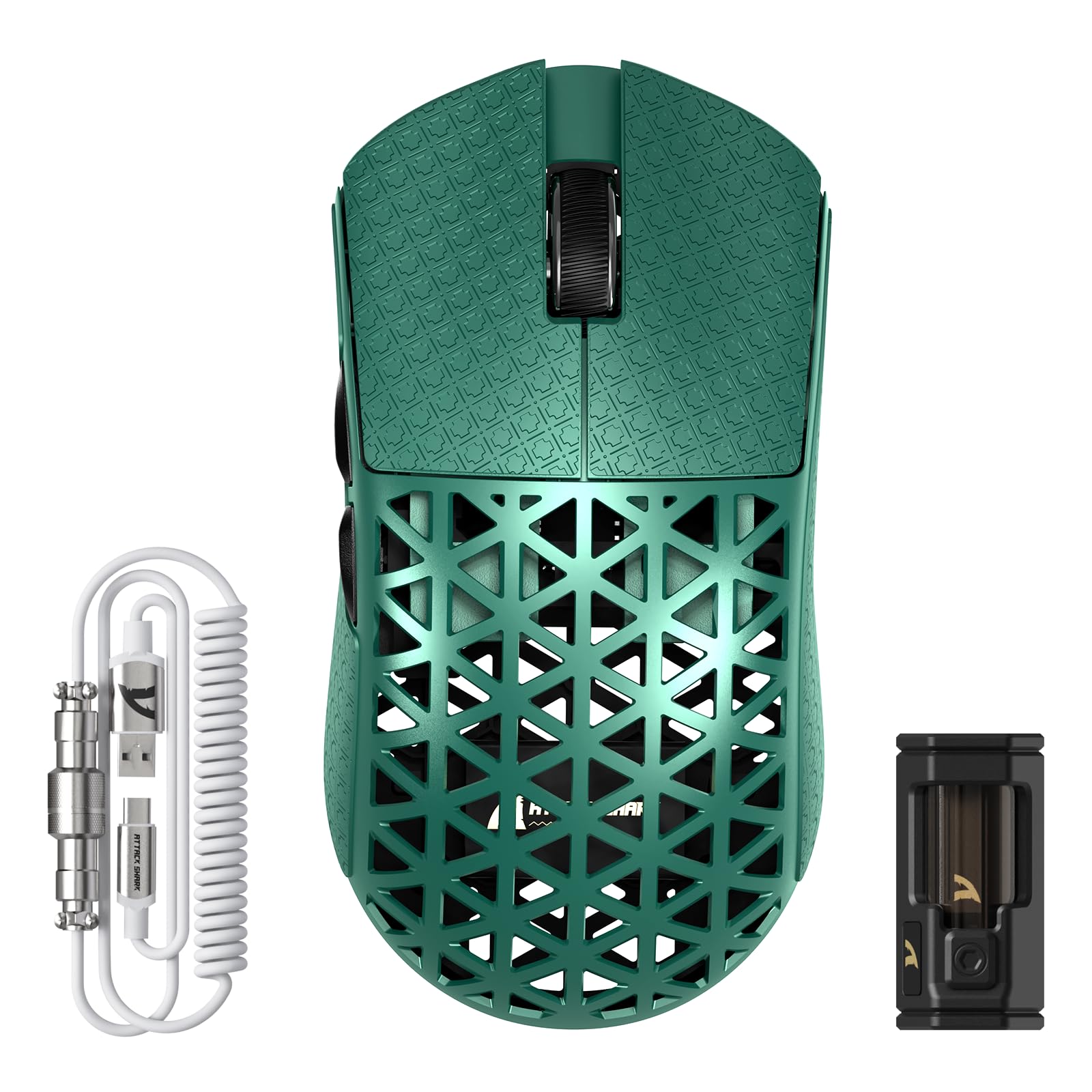 Attack Shark R5 Ultra Wireless Gaming Mouse Carbon Fiber Shell ...
