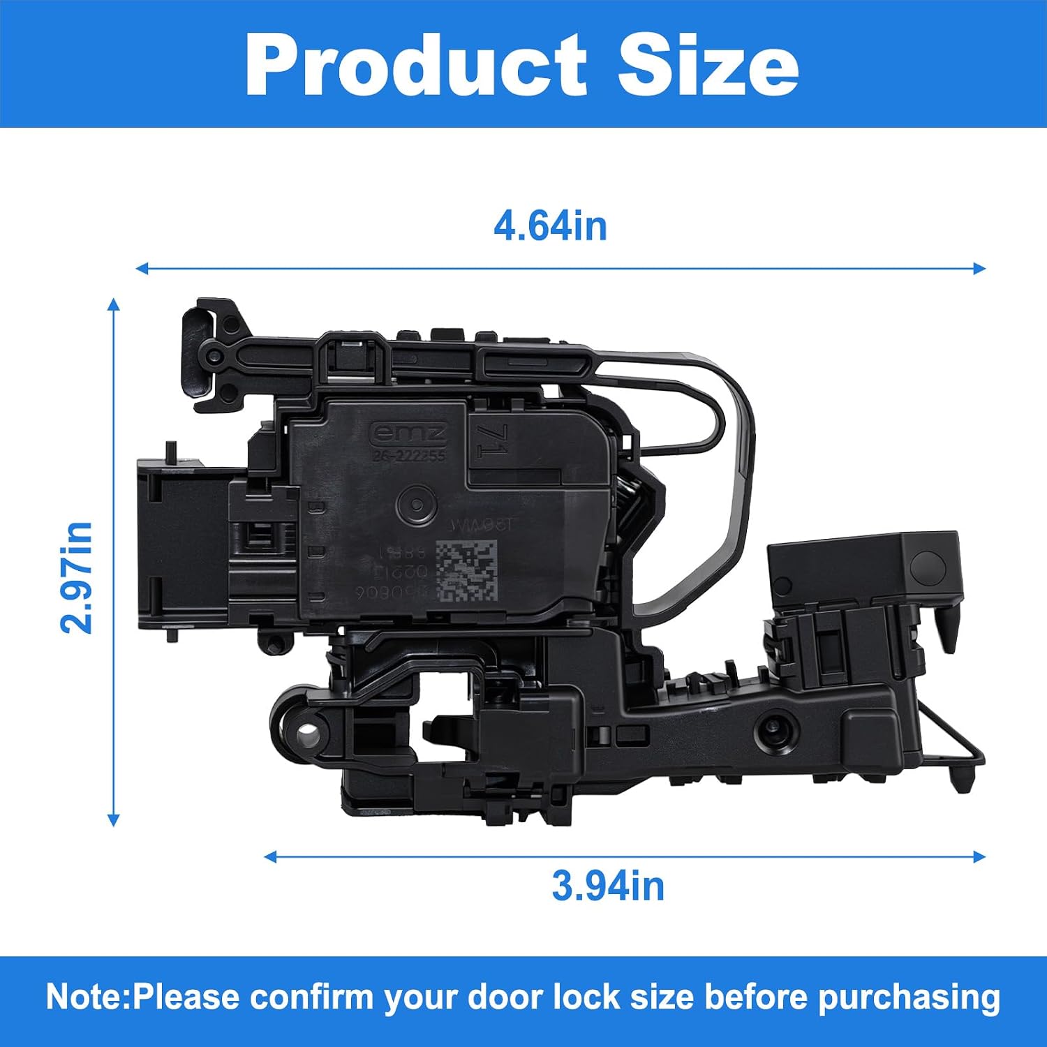 DC34-00028A Washer Switch Door Lock Compatible with Samsung | Washing Machine Replaces EG-380917.1, T65888.1.D8, 4975290, AP6975226, PS12740237, EAP12740237