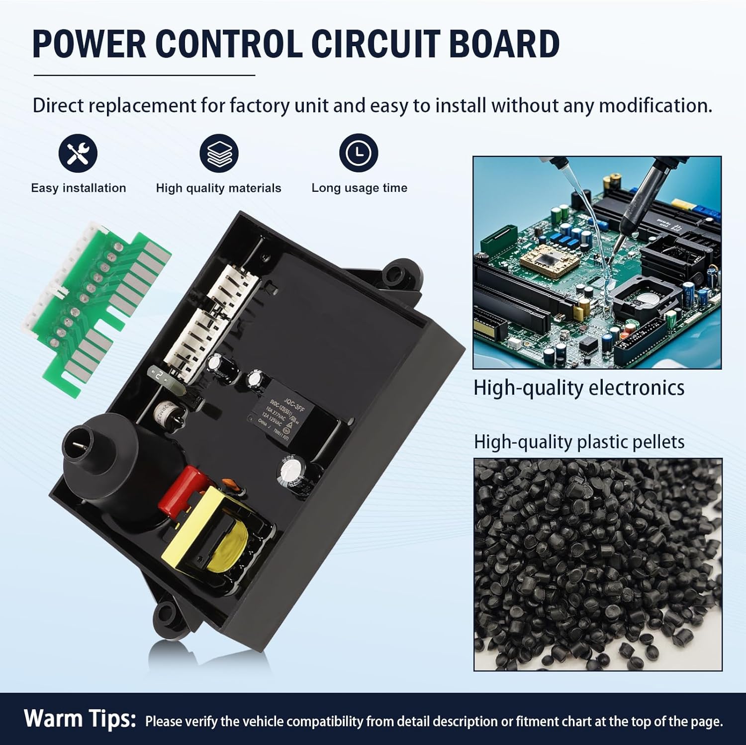 3 in 1 Value RV Water Heater Replacement Parts Spare Kit for A-twood/D-ometic, 91365 RV Water Heater Circuit Board, 91447 Thermal Cut Off & Thermostat Kit, 93868 Spark Probe Igniter Electrode