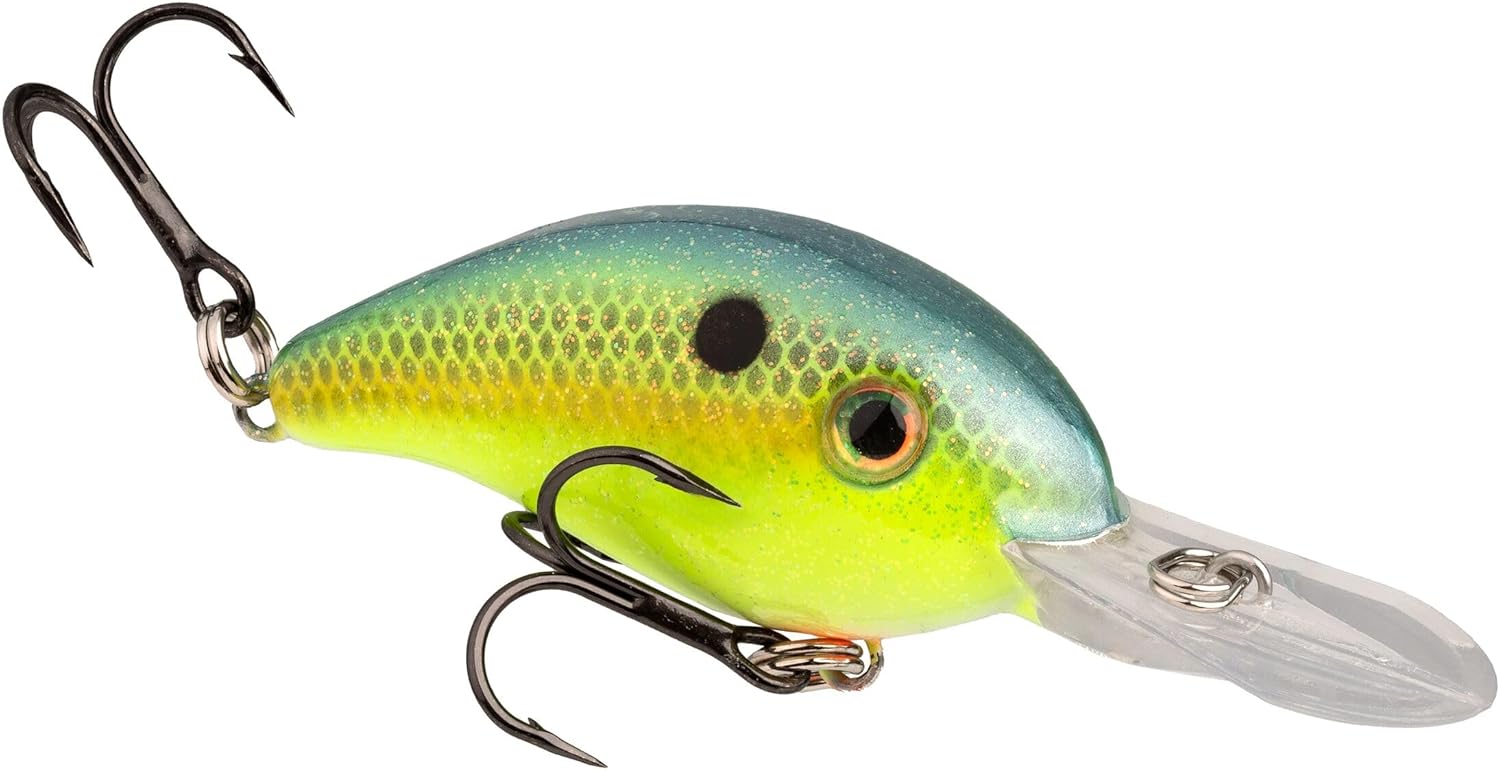 Strike King Promodel Crankbait S3 Fishing Lure, 3/8 oz, Dives to 8'