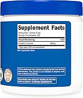 Vista 5 de Nutricost Polvo puro de N-acetil L-tirosina (NALT) 3.53 oz