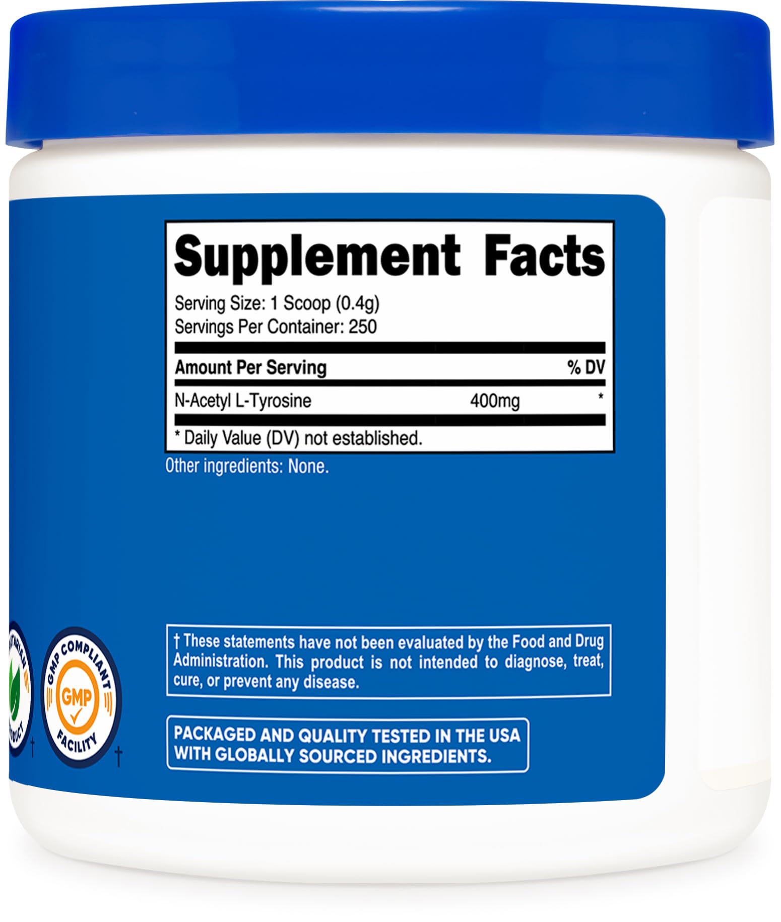 Nutricost Pure N-Acetyl L-Tyrosine (NALT) Powder 100 Grams — Amazon image 5