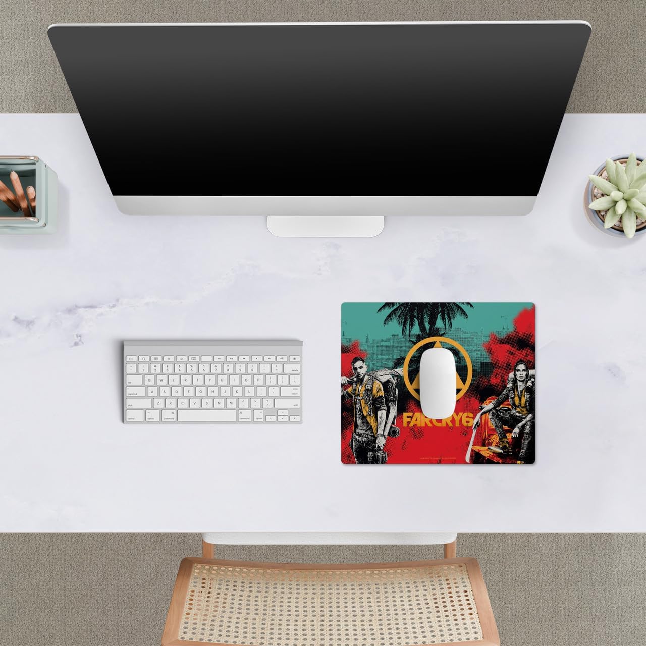 Head Case Designs Officially Licensed Far Cry Dani Rojas Logo 6 Graphics 9.84 x 11.81 x 0.12 inches (250 x 300 mm) - S Gaming Office Desk PC Keyboard Mouse Mat Pad - Image 3