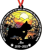 Vista 103 de Adorno personalizado para atrapasoles Bichon Frise, Bichon Frise Sun Catcher Adorno de Navidad – Regalo para perro amante, Bichon Frise 3D 2 capas